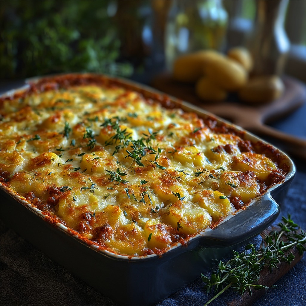 Hamburger Potato Casserole Recipe