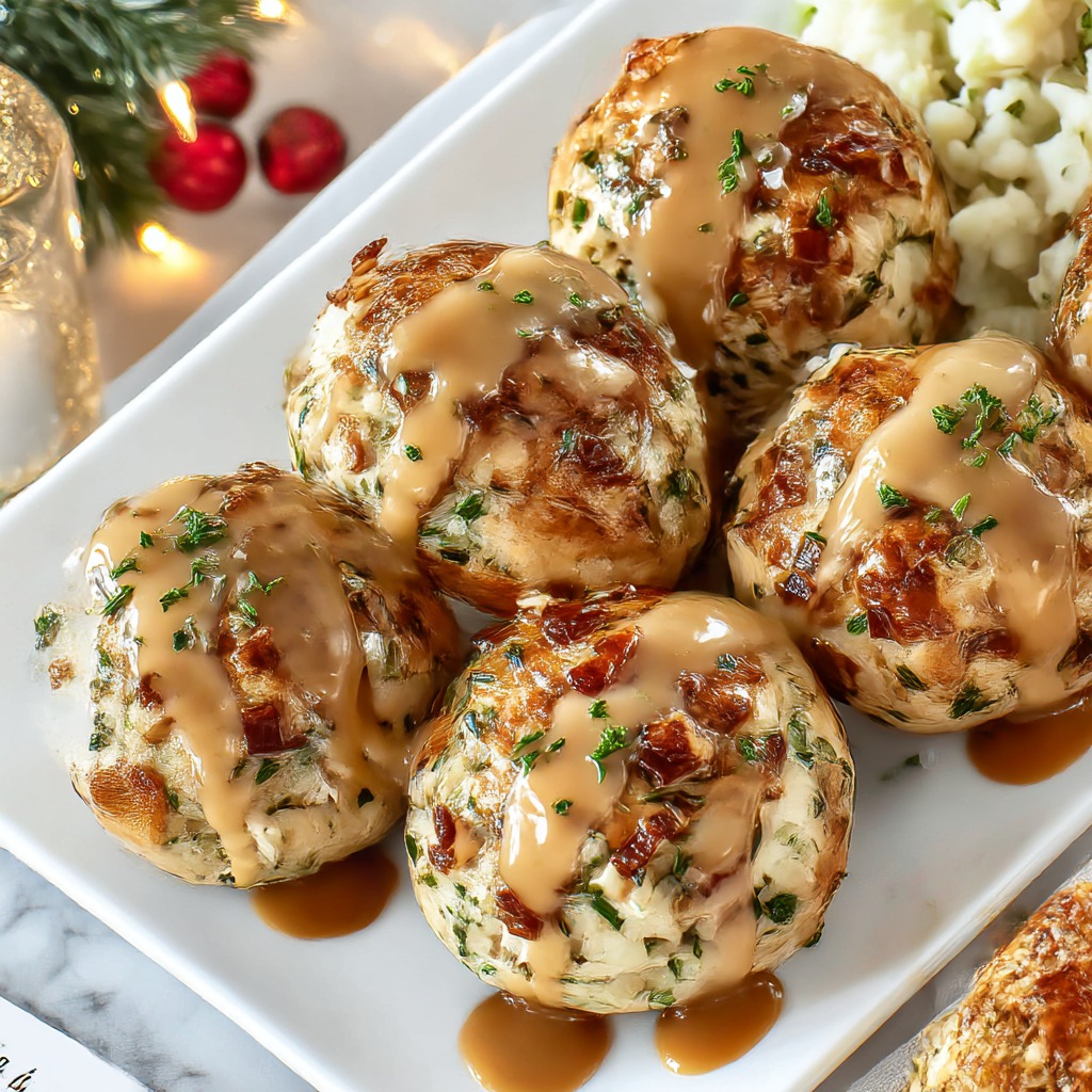 Turkey stuffing Balls